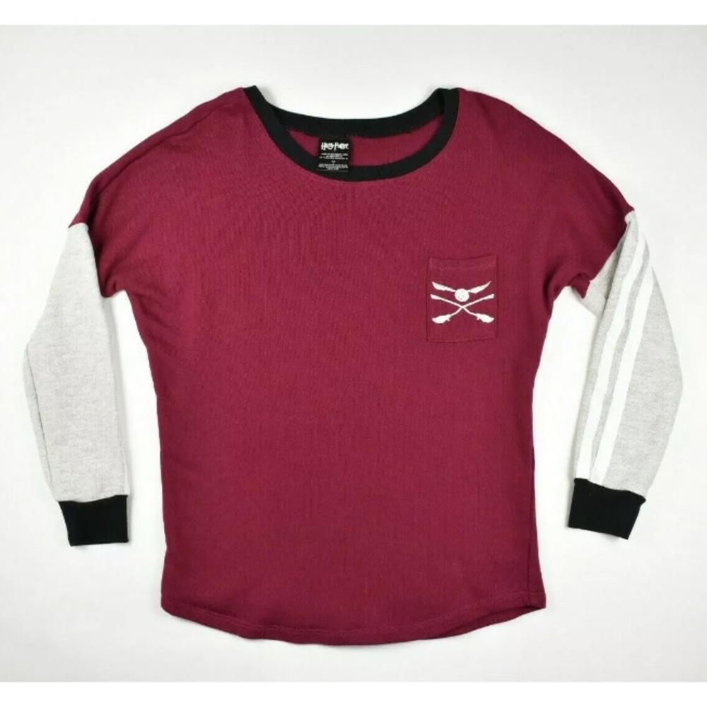 Harry Potter Quidditch Long Sleeve T-Shirt Size S